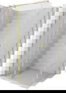 Mexen Mist T kabina prysznicowa uchylna 95 x 75 cm, transparent, złota szczotkowana - 8A4T-095-075-55-00