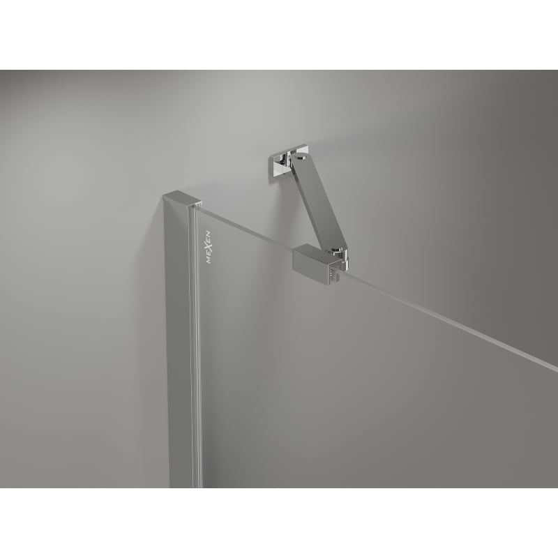 Mexen Mist Duo kabina prysznicowa uchylna 120 x 70 cm, transparent, chrom - 8A4-120-070-01-00