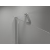 Mexen Mist Duo kabina prysznicowa uchylna 90 x 80 cm, transparent, chrom - 8A4-090-080-01-00