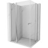 Mexen Mist Duo kabina prysznicowa uchylna 90 x 80 cm, transparent, chrom - 8A4-090-080-01-00