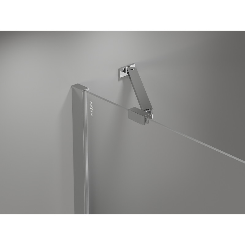 Mexen Mist Duo kabina prysznicowa uchylna 90 x 85 cm, transparent, chrom - 8A4-090-085-01-00