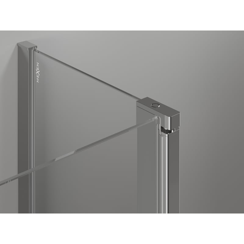 Mexen Mist Duo kabina prysznicowa uchylna 90 x 85 cm, transparent, chrom - 8A4-090-085-01-00