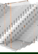 Mexen Mist T kabina prysznicowa uchylna 95 x 75 cm, transparent, miedź szczotkowana - 8A4T-095-075-65-00