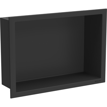 Mexen X-Wall-R półka wnękowa z kołnierzem 30 x 20 cm, czarna - 1970302010