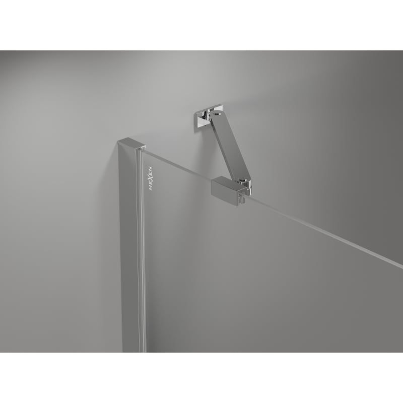 Mexen Mist Duo kabina prysznicowa uchylna 115 x 100 cm, transparent, chrom - 8A4-115-100-01-00