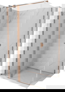 Mexen Mist T kabina prysznicowa uchylna 80 x 100 cm, transparent, miedź szczotkowana - 8A4T-080-100-65-00