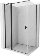 Mexen Mist T kabina prysznicowa uchylna 75 x 70 cm, transparent, czarna - 8A4T-075-070-70-00
