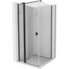 Mexen Mist T kabina prysznicowa uchylna 80 x 80 cm, transparent, czarna - 8A4T-080-080-70-00