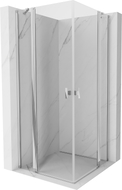 Mexen Mist Duo kabina prysznicowa uchylna 120 x 120 cm, transparent, chrom - 8A4-120-120-01-00