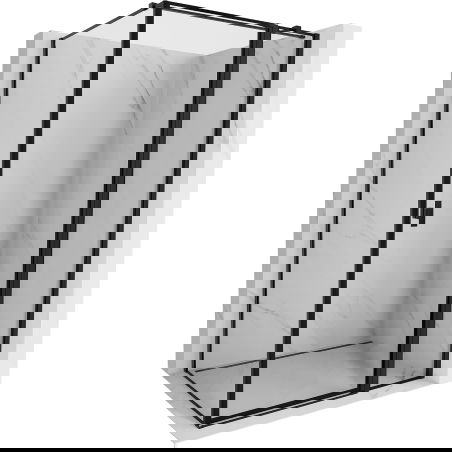 Mexen Mist T kabina prysznicowa uchylna prawa 85 x 95 cm, czarna ramka, czarna - 8A4T-085-095-70-70-P
