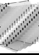 Mexen Mist T kabina prysznicowa uchylna 70 x 100 cm, transparent, czarna - 8A4T-070-100-70-00