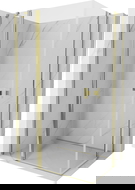 Mexen Mist Duo kabina prysznicowa uchylna 100 x 70 cm, transparent, złota - 8A4-100-070-50-00