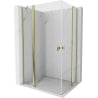 Mexen Mist Duo kabina prysznicowa uchylna 115 x 70 cm, transparent, złota - 8A4-115-070-50-00