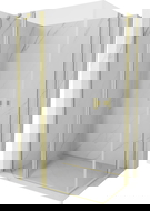 Mexen Mist Duo kabina prysznicowa uchylna 90 x 80 cm, transparent, złota szczotkowana - 8A4-090-080-55-00