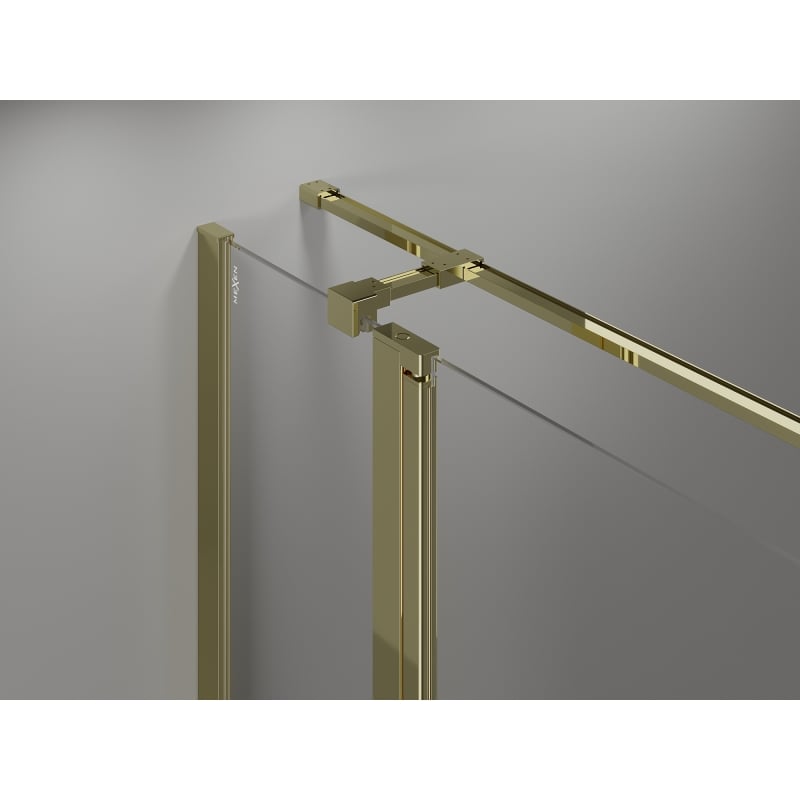 Mexen Mist T kabina prysznicowa uchylna 90 x 95 cm, transparent, złota - 8A4T-090-095-50-00