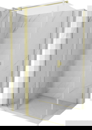 Mexen Mist T kabina prysznicowa uchylna 80 x 100 cm, transparent, złota szczotkowana - 8A4T-080-100-55-00