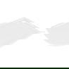 Mexen Flow brodzik półokrągły asymetryczny slim prawy 80 x 100 cm, biały połysk - 46Q108010R