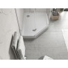 Mexen Flow+ brodzik pięciokątny prawy 90 x 100 cm, biały połysk - 46P109010RH