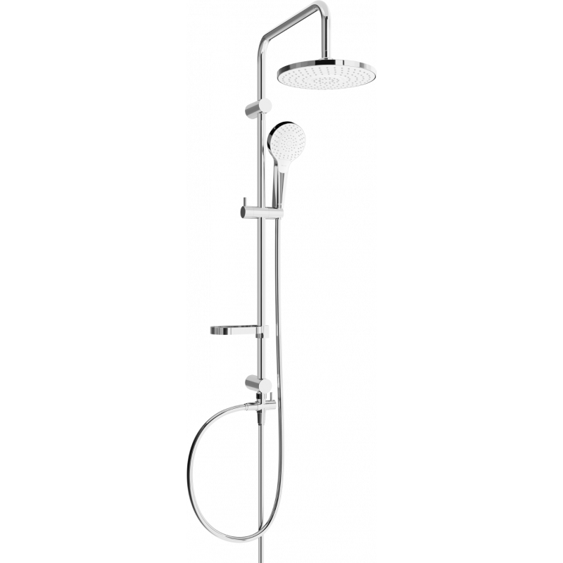 Mexen X05 kolumna prysznicowa, chrom/biała - 798050591-00