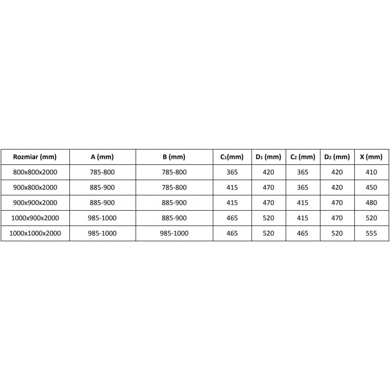 Mexen Velar L Duo kabina prysznicowa rozsuwana 90 x 80 cm, grafit, czarna - 871-090-080-02-43-70