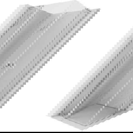 Mexen Mist L Duo kabina prysznicowa uchylna 105 x 105 cm, transparent, chrom - 8A4L-105-105-01-00