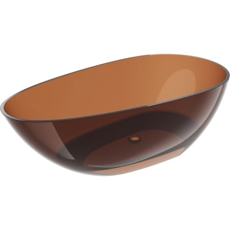 Mexen Glass earth wanna wolnostojąca transparentna 170 x 85 cm, korek chrom - 58061708505