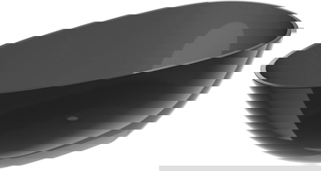 Mexen Glass black wanna wolnostojąca transparentna 160 x 80 cm, korek chrom - 58061608013