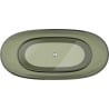 Mexen Pure olive wanna wolnostojąca transparentna 170 x 80 cm, korek chrom - 58071708001
