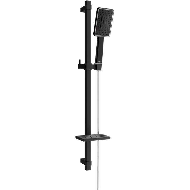 Mexen DQ54 zestaw prysznicowy suwany, czarny/chrom - 785544581-17