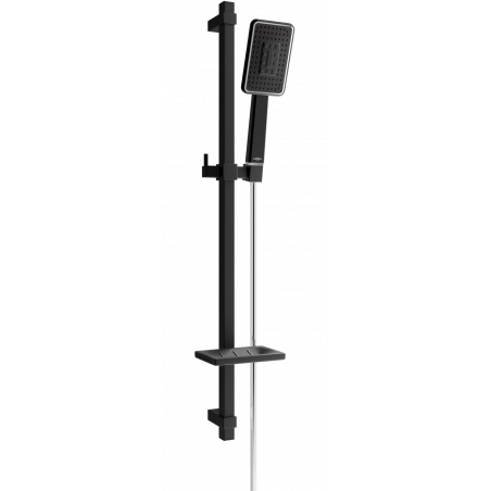 Mexen DQ54 zestaw prysznicowy suwany, czarny/chrom - 785544581-17