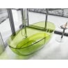 Mexen Pure lime wanna wolnostojąca transparentna 170 x 80 cm, korek chrom - 58071708012