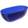 Mexen Pure wanna wolnostojąca transparentna 170 x 80 cm, sapphire, korek chrom - 58071708016