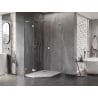 Mexen Lunar L kabina prysznicowa pięciokątna uchylna lewa 90 x 100 cm, transparent, chrom - 831L-090L-100P-01-00-L