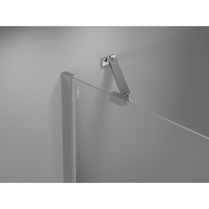 Mexen Mist drzwi prysznicowe uchylne 70 cm, transparent, chrom - 8A4-070-000-01-00