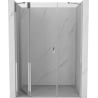 Mexen Mist drzwi prysznicowe uchylne 130 cm, transparent, chrom - 8A4-130-001-01-00