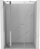 Mexen Mist drzwi prysznicowe uchylne 135 cm, transparent, chrom - 8A4-135-001-01-00
