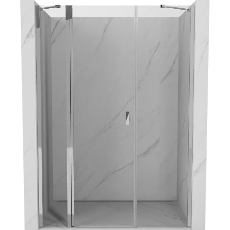 Mexen Mist drzwi prysznicowe uchylne 155 cm, transparent, chrom - 8A4-155-001-01-00