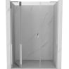Mexen Mist L drzwi prysznicowe uchylne 135 cm, transparent, chrom - 8A4L-135-001-01-00