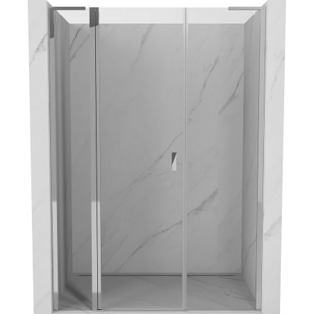 Mexen Mist L drzwi prysznicowe uchylne 150 cm, transparent, chrom - 8A4L-150-001-01-00