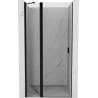 Mexen Mist drzwi prysznicowe uchylne 75 cm, transparent, czarne - 8A4-075-000-70-00
