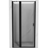 Mexen Mist drzwi prysznicowe uchylne lewe 75 cm, czarna ramka, czarne - 8A4-075-000-70-70-L