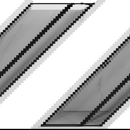 Mexen Mist drzwi prysznicowe uchylne prawe 115 cm, czarna ramka, czarne - 8A4-115-000-70-70-P