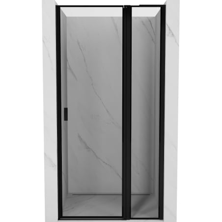 Mexen Mist L drzwi prysznicowe uchylne prawe 115 cm, czarna ramka, czarne - 8A4L-115-000-70-70-P