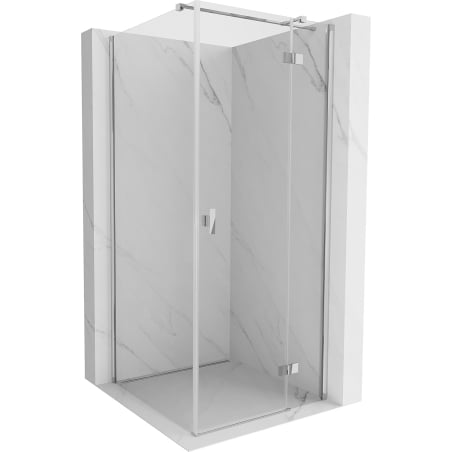 Mexen Mist-H T kabina prysznicowa uchylna prawa 85 x 85 cm, transparent, chrom - 8A5T-085-085-01-00-P