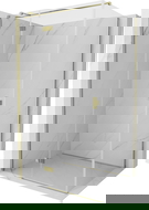 Mexen Mist-H T kabina prysznicowa uchylna lewa 90 x 120 cm, transparent, złota - 8A5T-090-120-50-00-L