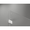 Mexen Lunar-B kabina prysznicowa uchylna prawa 85 x 80 cm, transparent, biała - 832-085-080-20-00-P