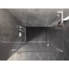 Mexen Lunar-B L kabina prysznicowa uchylna lewa 100 x 80 cm, transparent, biała - 832L-100-080-20-00-L