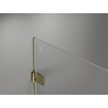 Mexen Lunar-B kabina prysznicowa uchylna prawa 95 x 80 cm, transparent, złota - 832-095-080-50-00-P