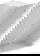 Mexen Lunar-B kabina prysznicowa uchylna prawa 95 x 70 cm, transparent, złota szczotkowana - 832-095-070-55-00-P