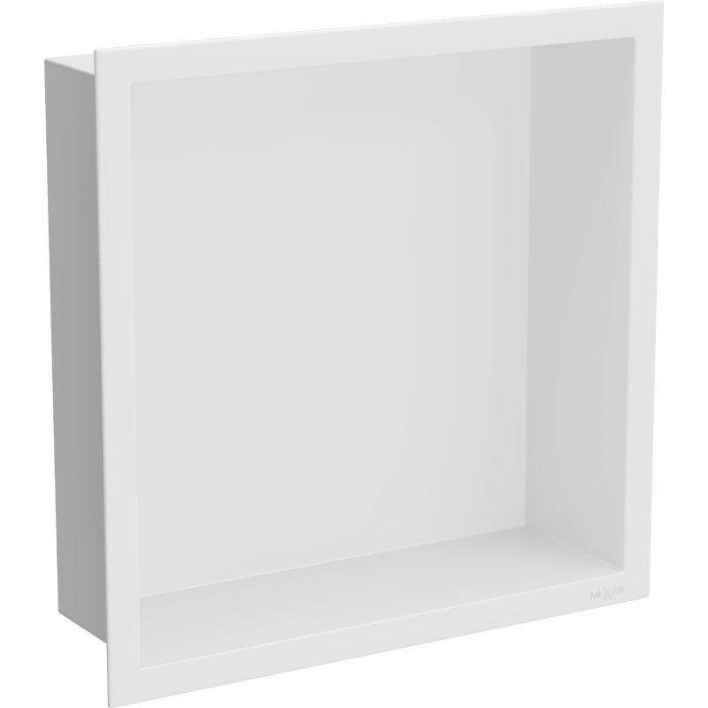 Mexen X-Wall-R półka wnękowa z kołnierzem 30 x 30 cm, biała - 1920303010